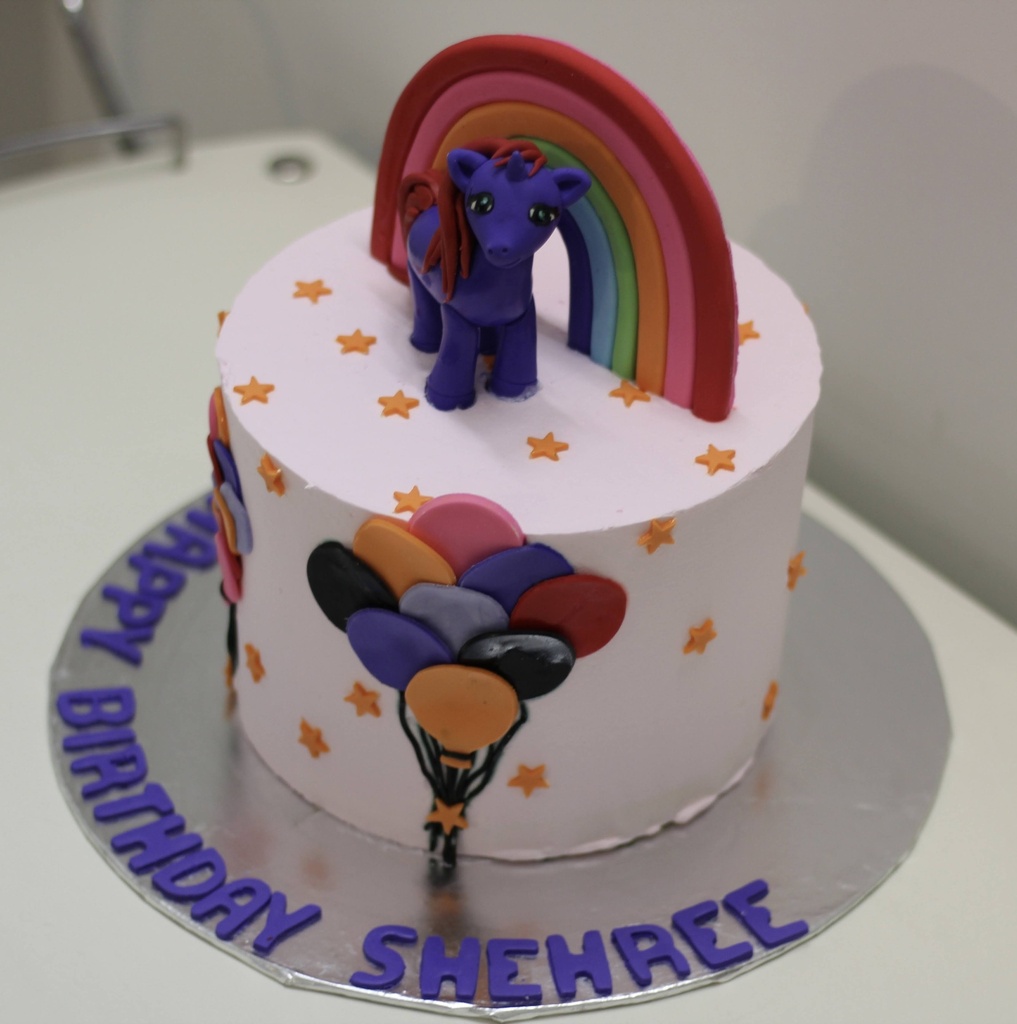 Rainbow Cake & Ferrero Rocher Cake